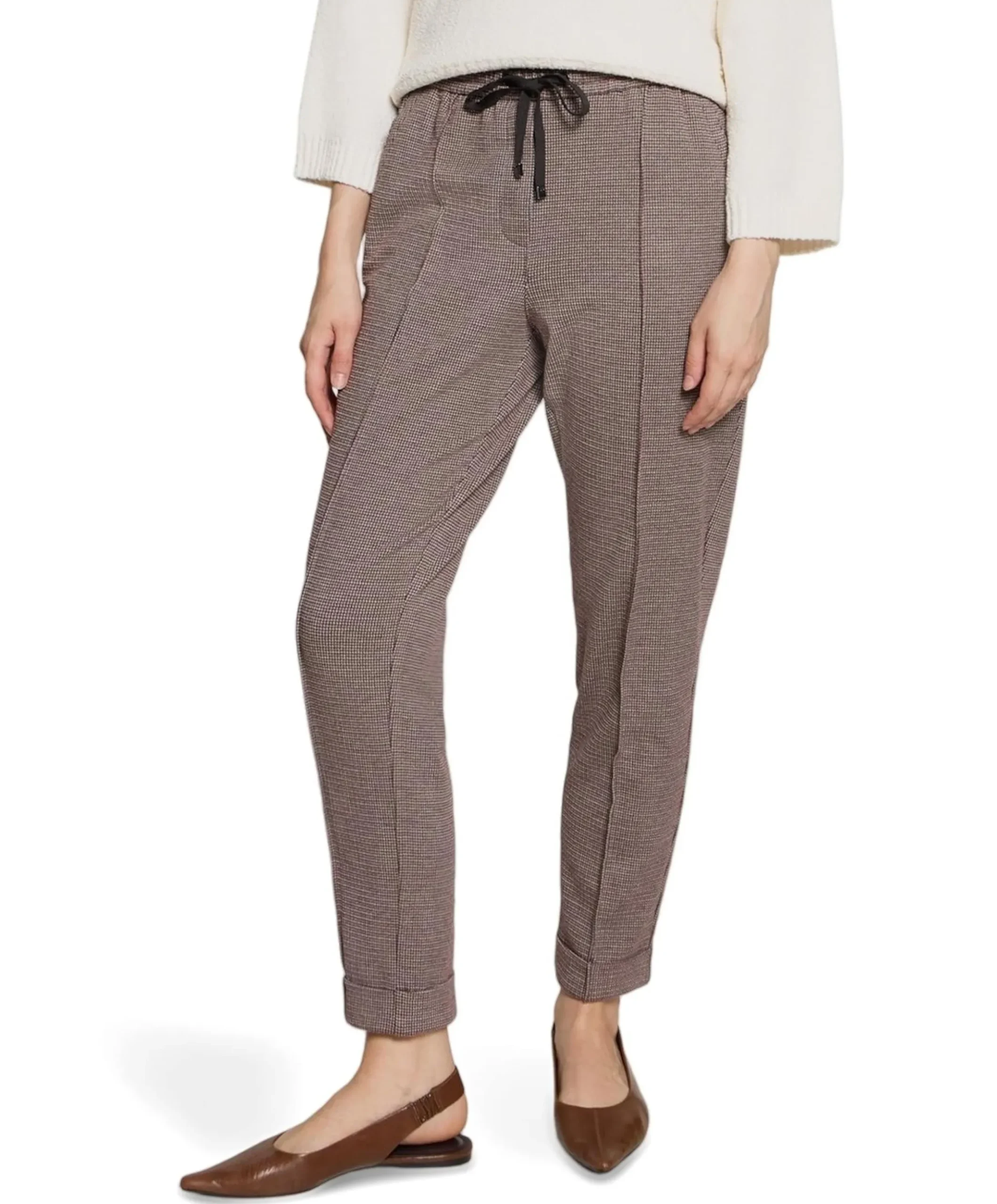 Hose Casual 7/8 LAEnge dames broek rood