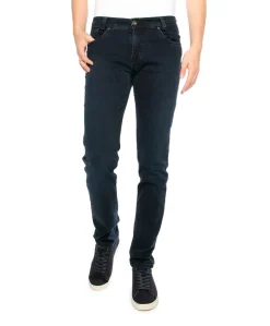 Hose 5-Pocket Slim F heren jeans blauw