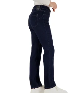 Hose 5-Pocket Straight dames jeans blauw