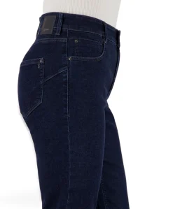 Hose 5-Pocket Straight dames jeans blauw