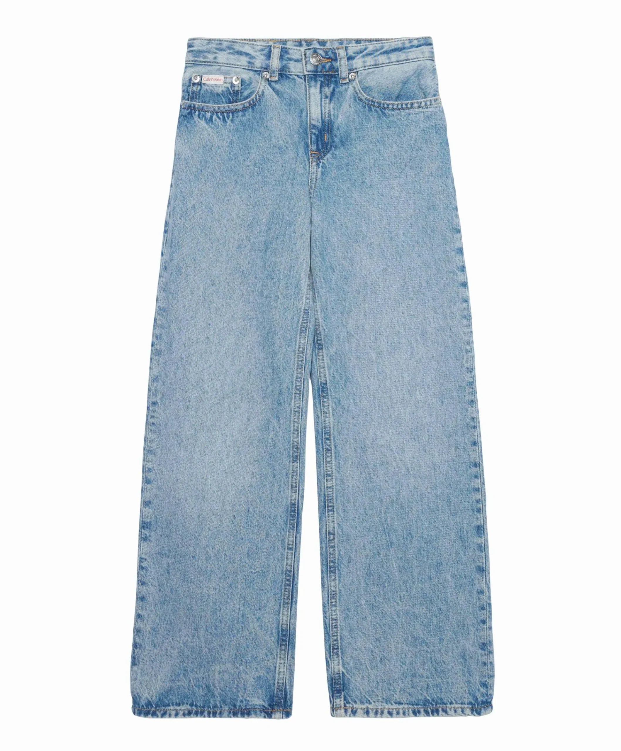 HR WIDE LEG DANTE WASH meisjes jeans blauw