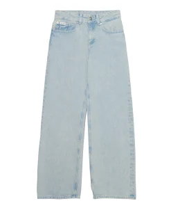 HR WIDE LEG DANTE WASH meisjes jeans blauw