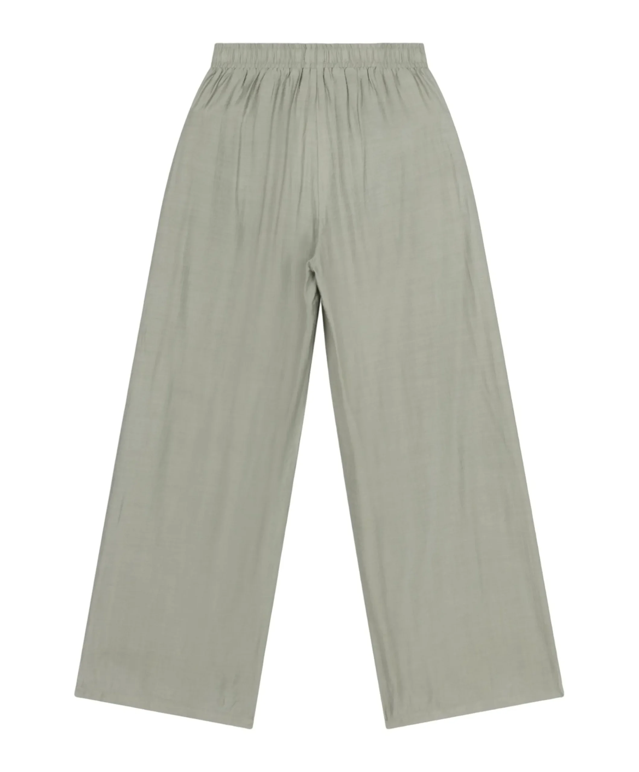 IRREGULAR WIDE LEG dames broek groen