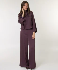 Jacinda dames broek paars