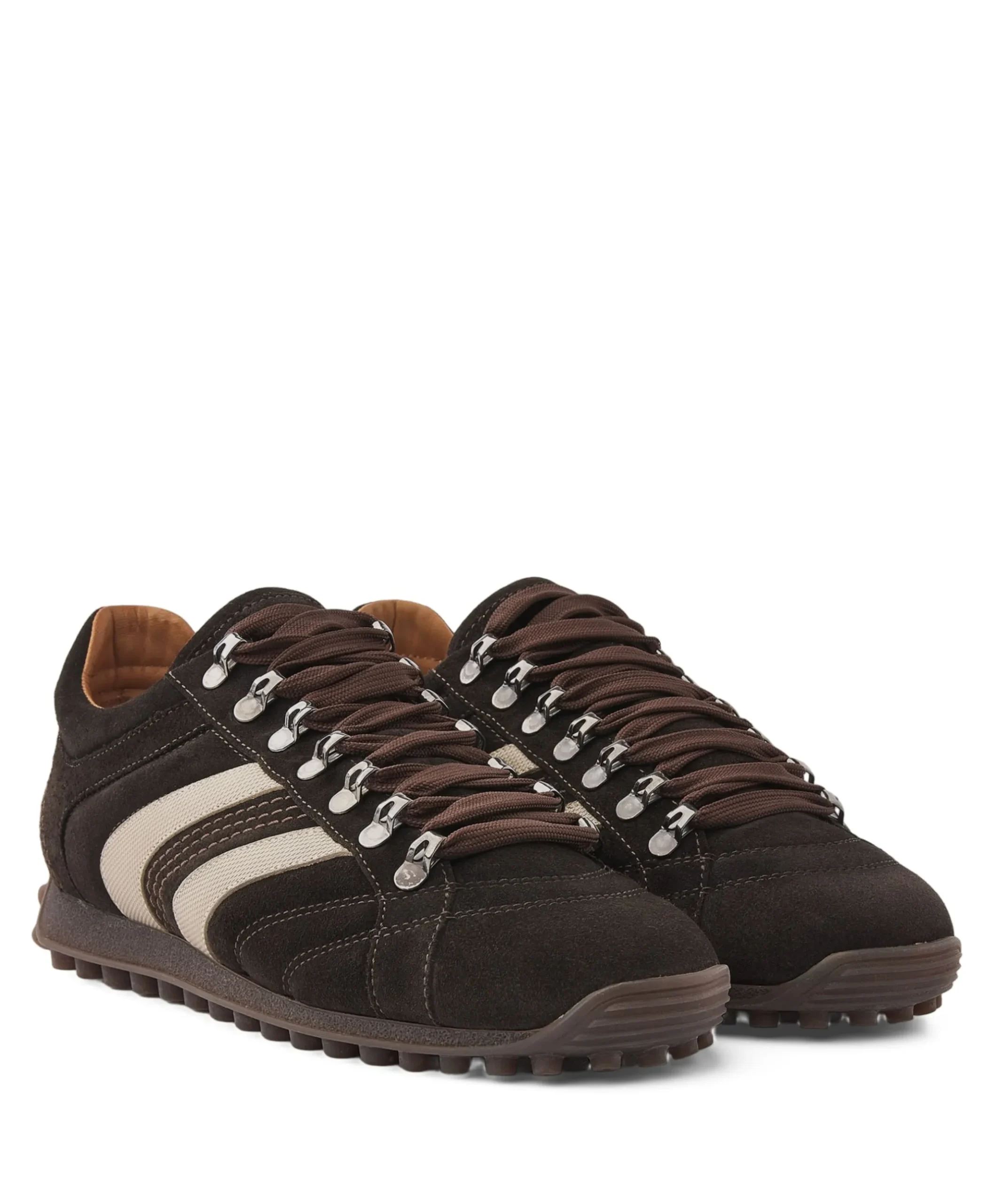 Jack Nathan heren sneakers bruin