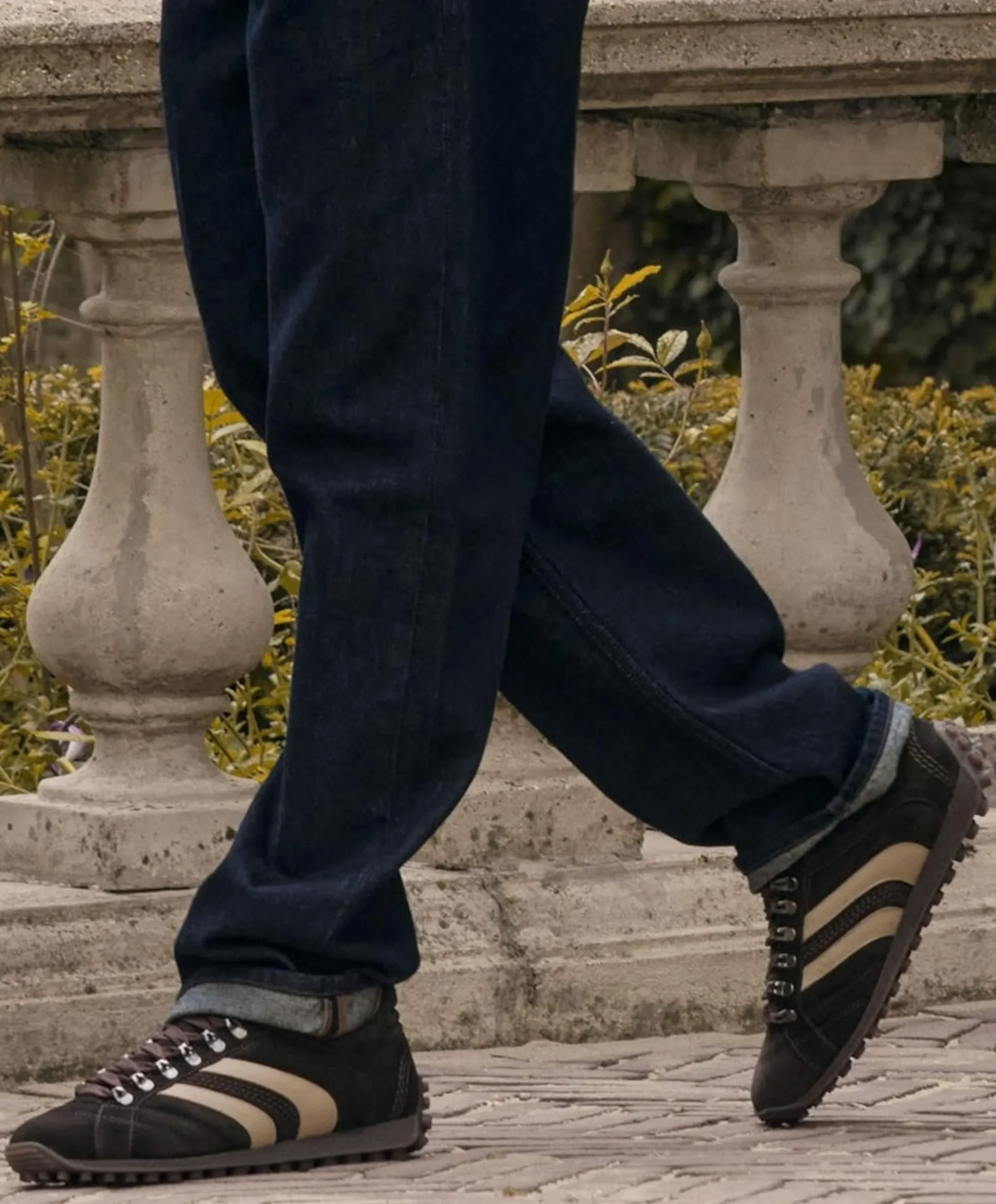 Jack Nathan heren sneakers bruin