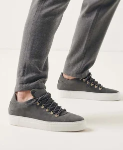 Jagger Classic Nubuck heren sneakers grijs
