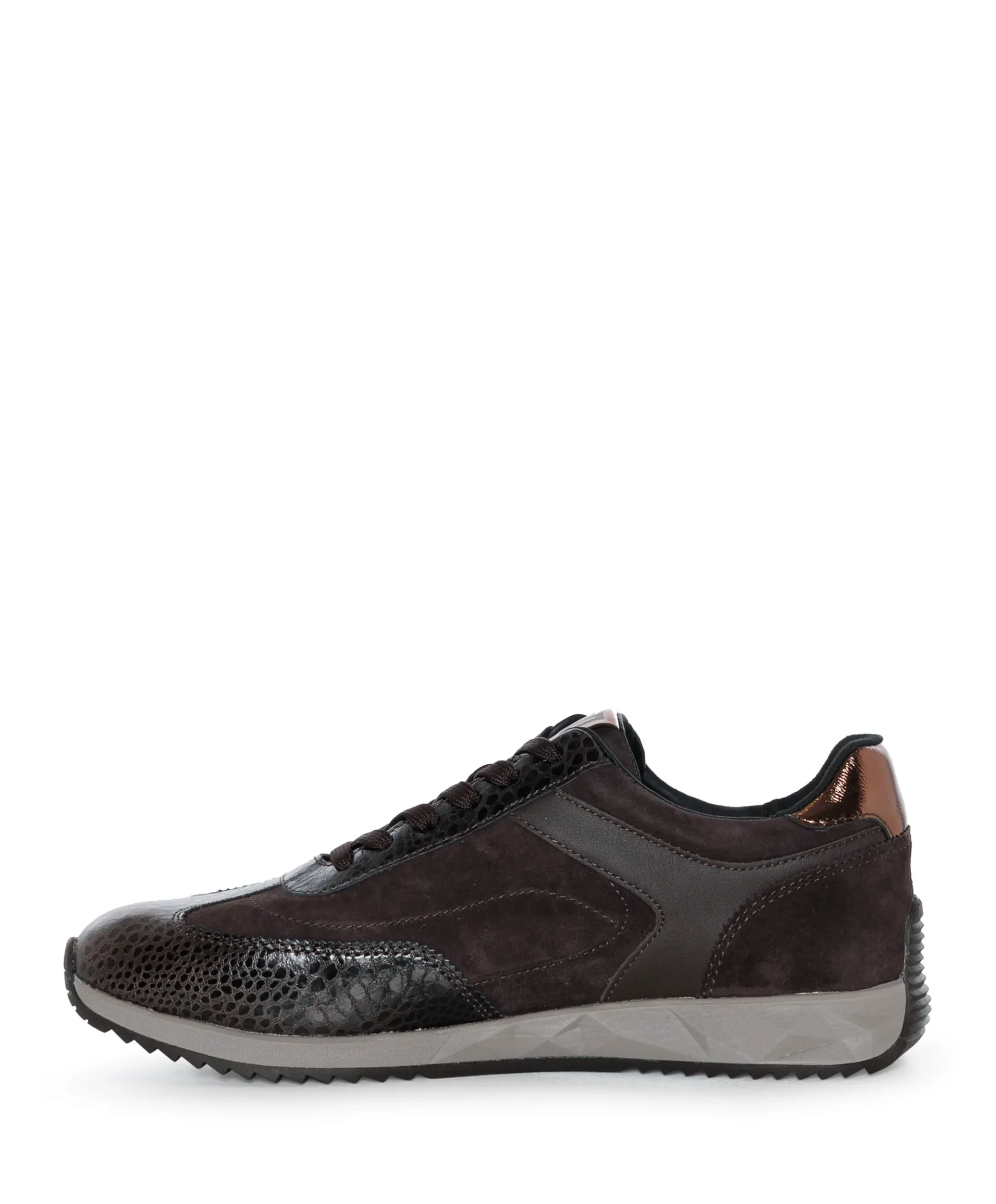 Janett dames sneakers bruin