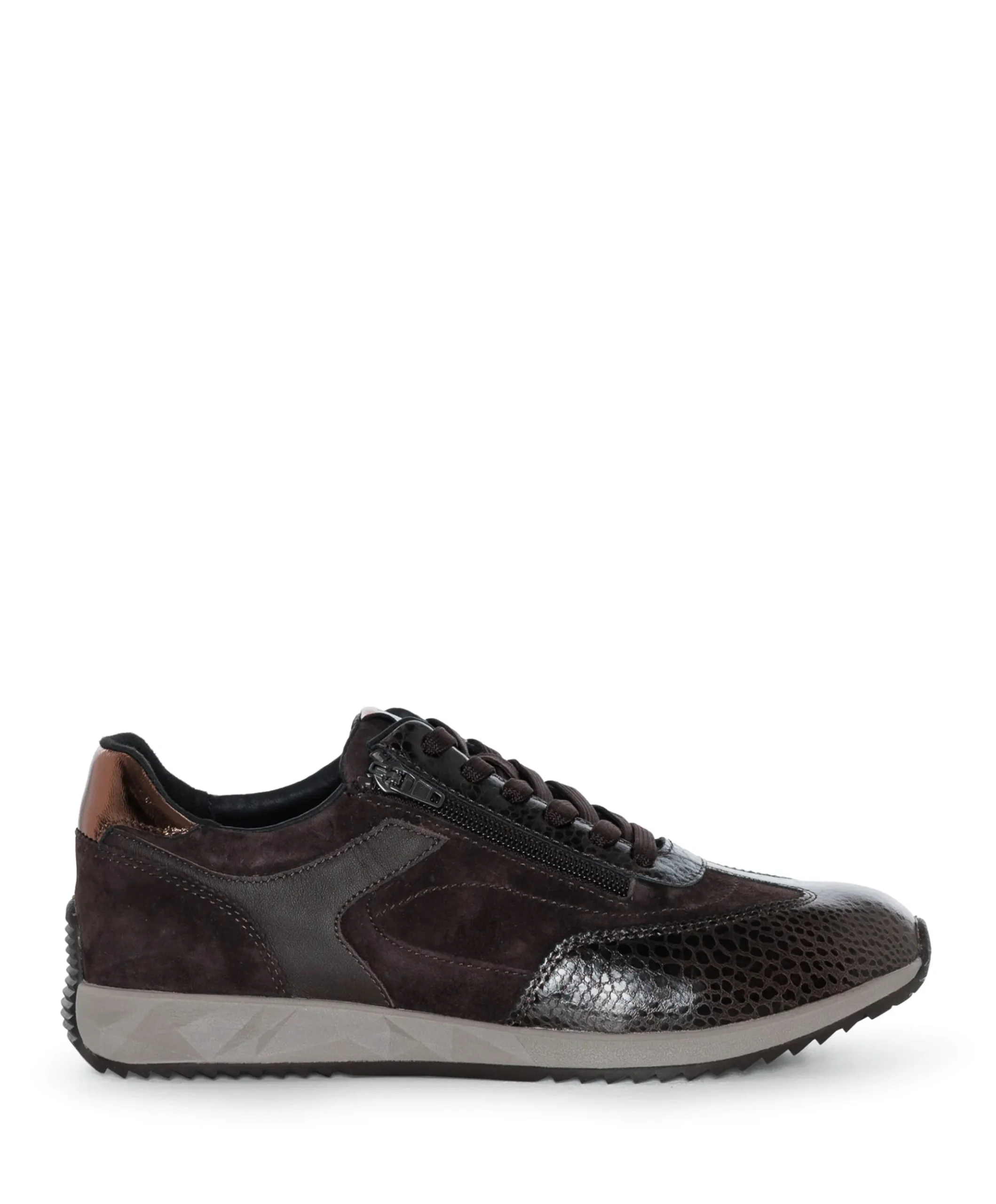 Janett dames sneakers bruin