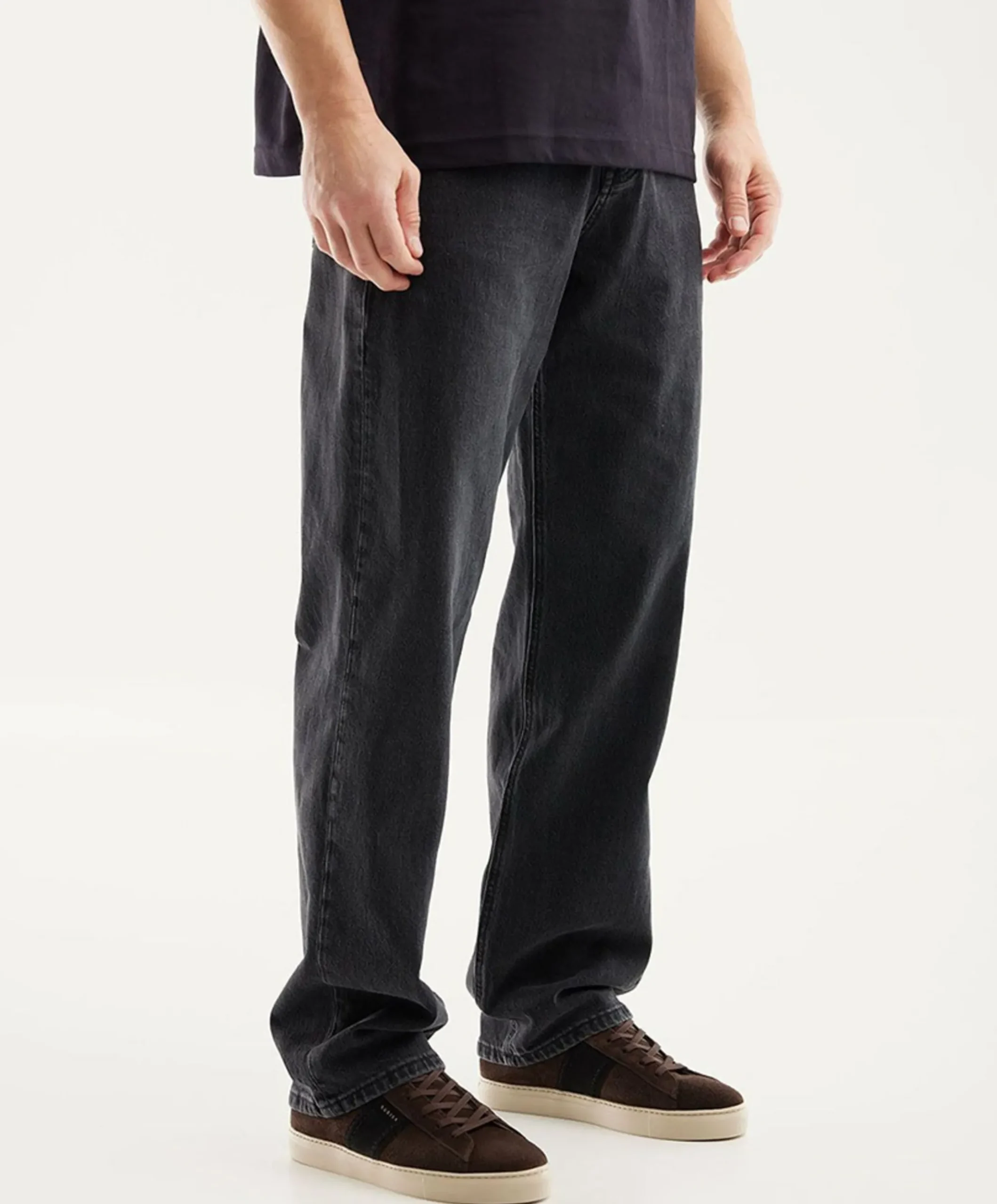 Jase Morris heren sneakers bruin