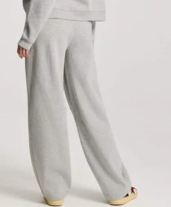 Jayden Wide Leg Jogger dames trainingsbroek grijs