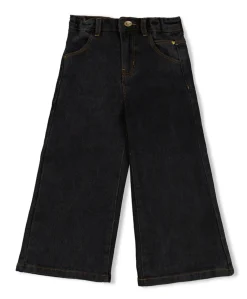 Jeans wide leg - Winter meisjes jeans zwart