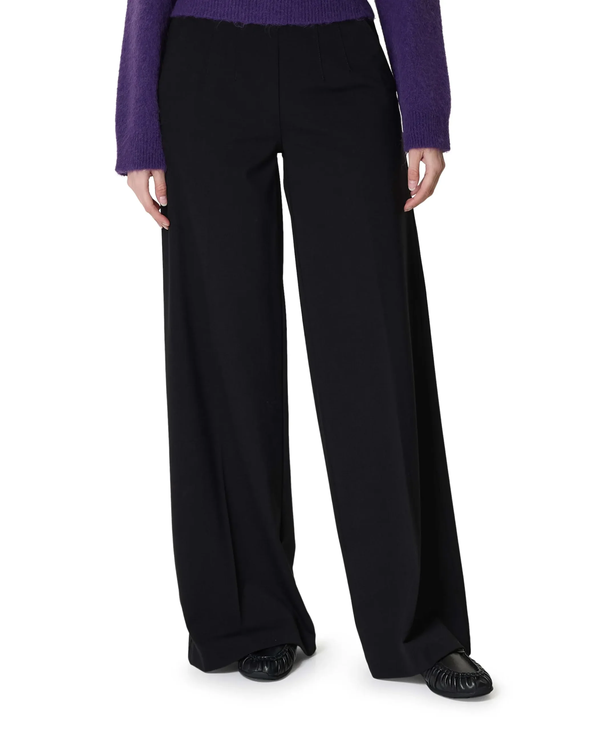 Jenny Palazzo dames broek zwart