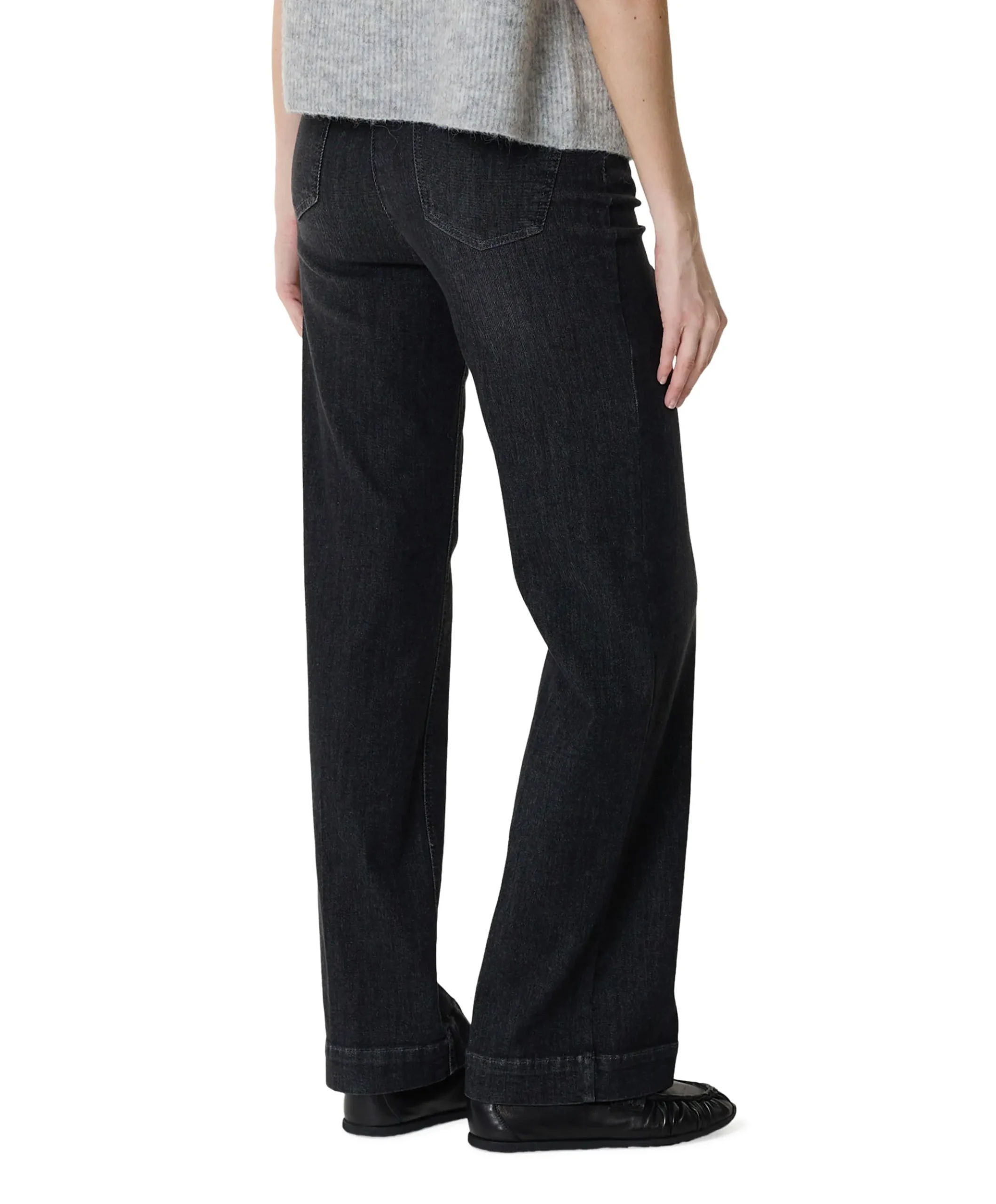 Jenny Wide dames jeans grijs