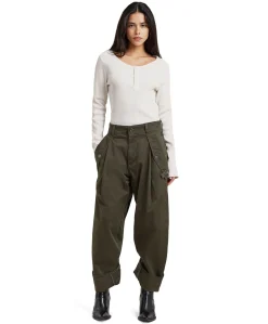 Jett 3D Boyfriend Cargo wmn dames broek groen