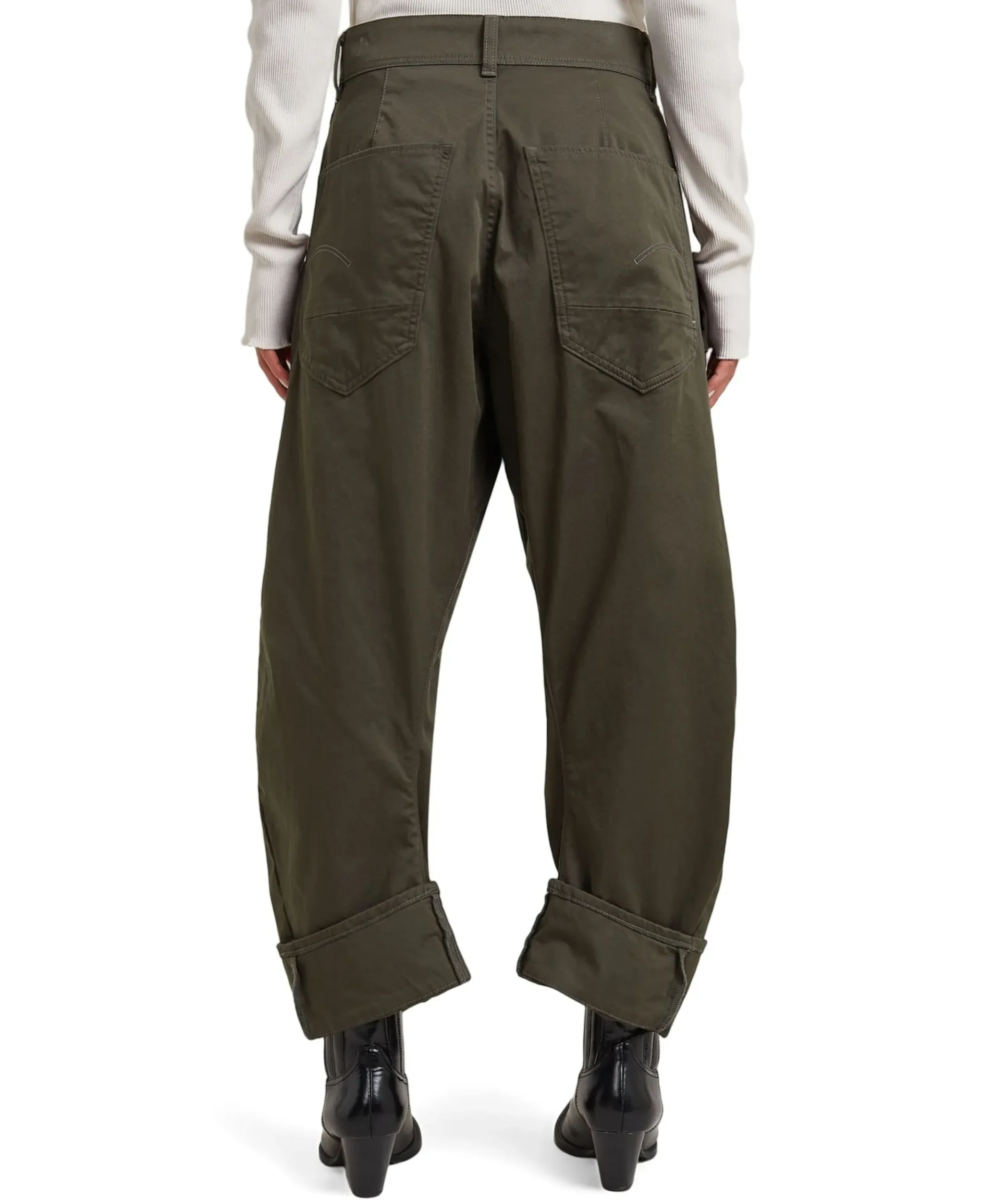 Jett 3D Boyfriend Cargo wmn dames broek groen