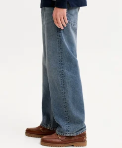 JJIALEX JJORIGINAL SQ 032 SN JNR jongens jeans blauw
