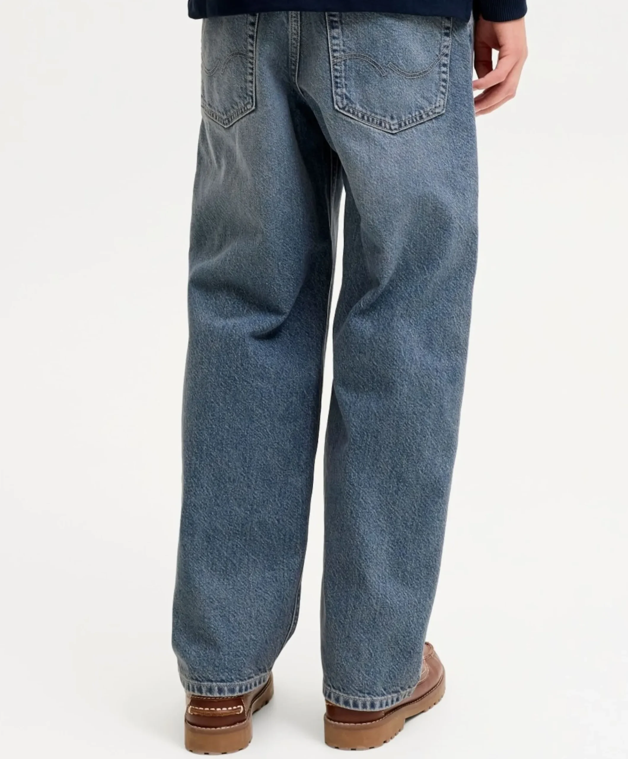 JJIALEX JJORIGINAL SQ 032 SN JNR jongens jeans blauw