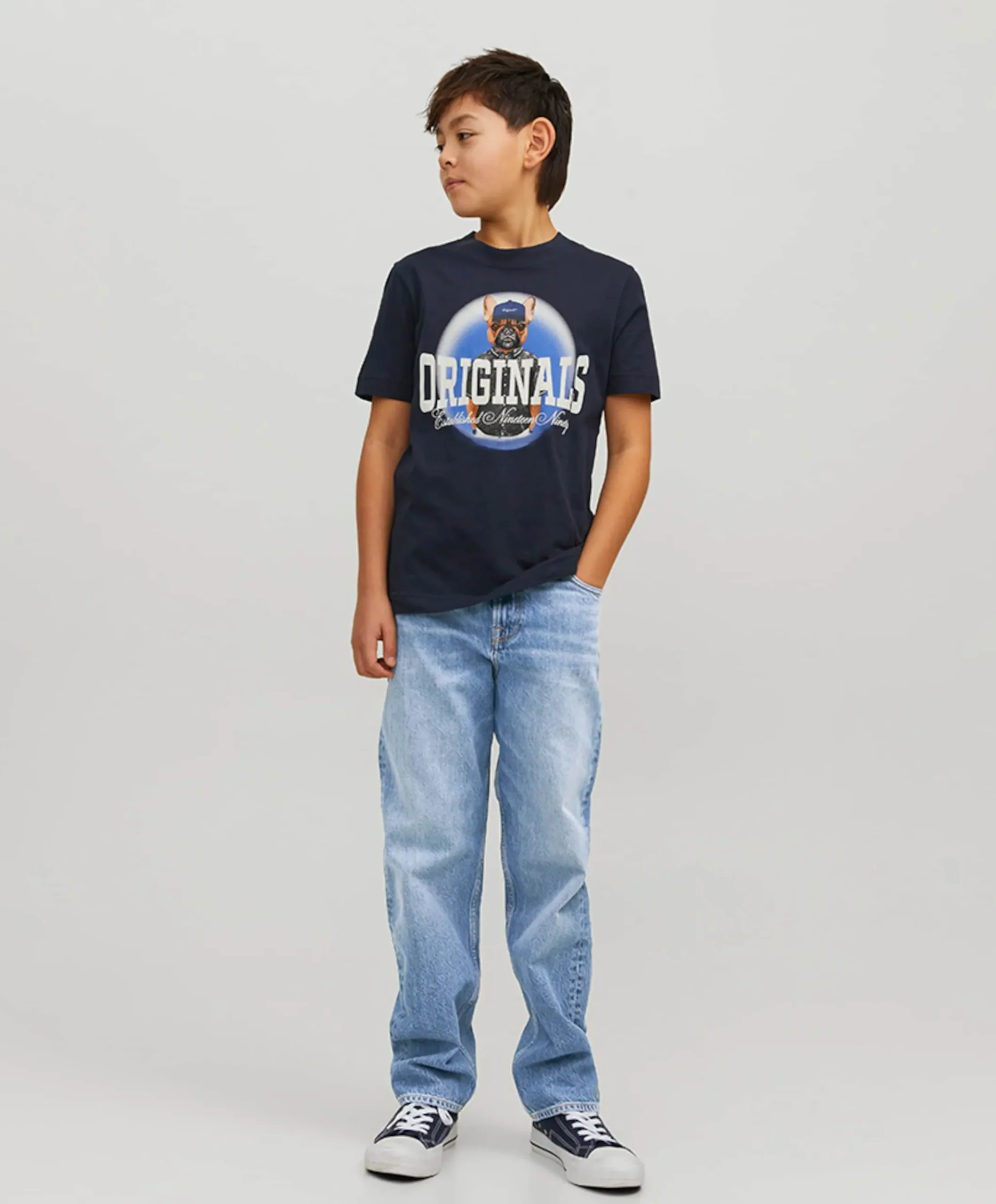 JJICHRIS JJORIGINAL MF 920 NOOS JNR jongens jeans blauw