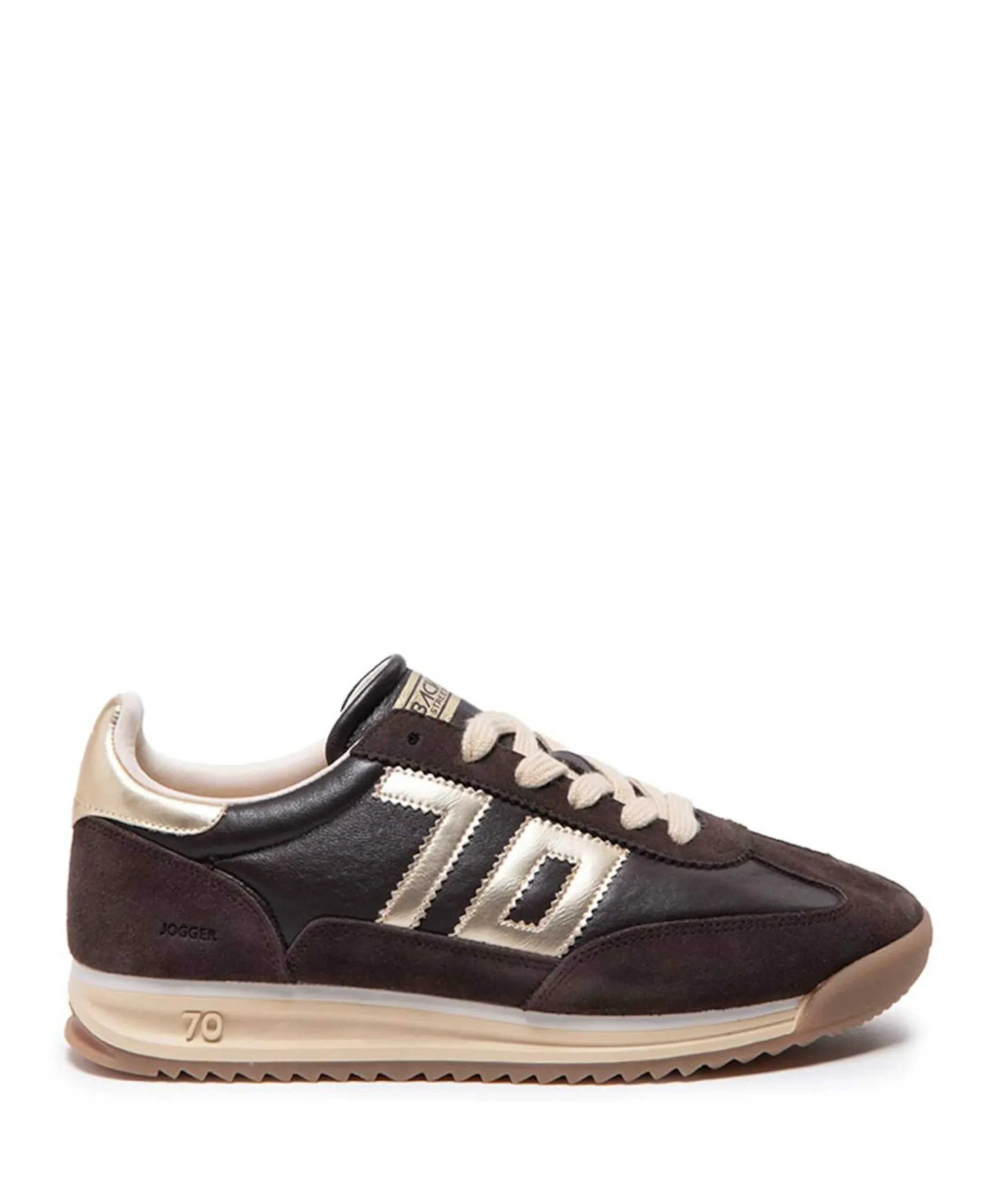 JOGGER dames sneakers bruin