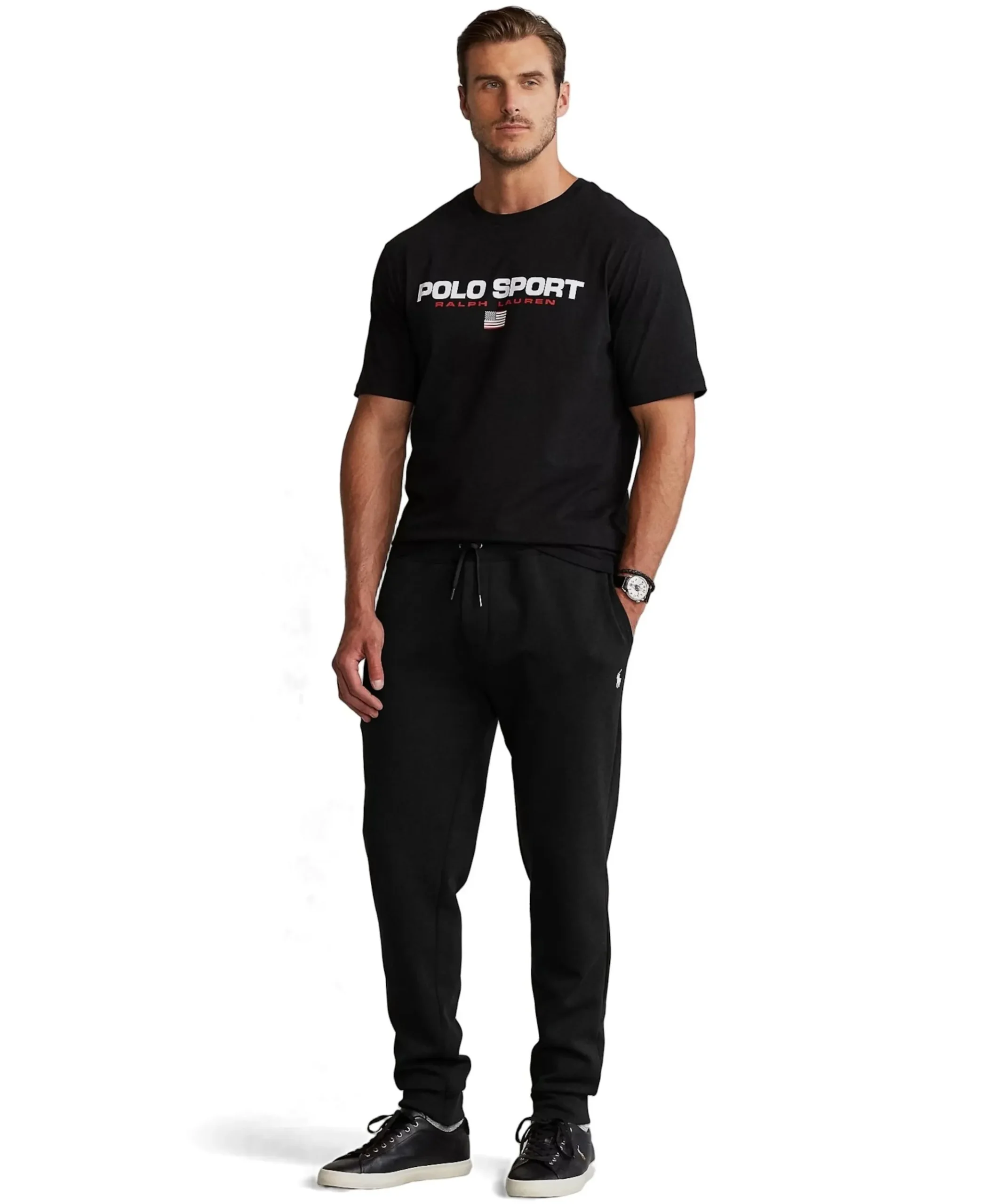 Joggerpant heren broek zwart