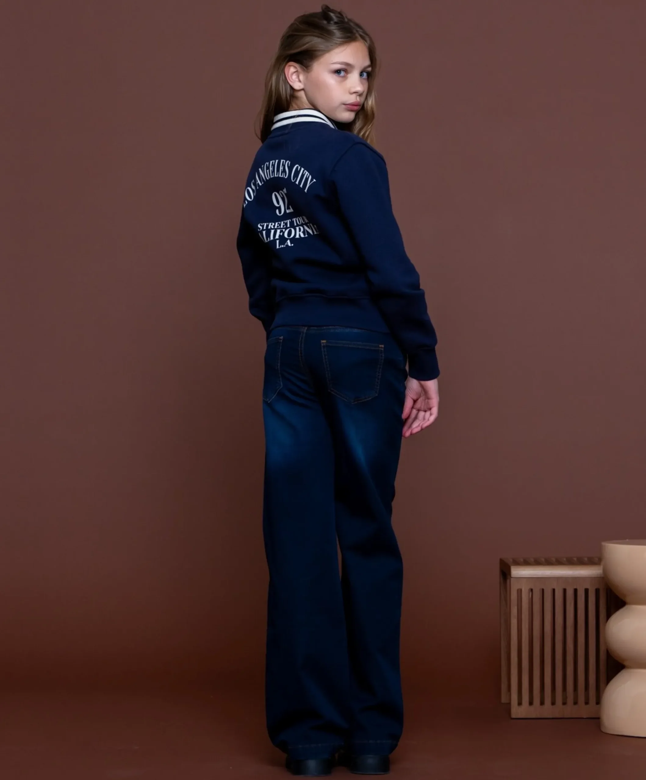 jogg meisjes jeans zwart