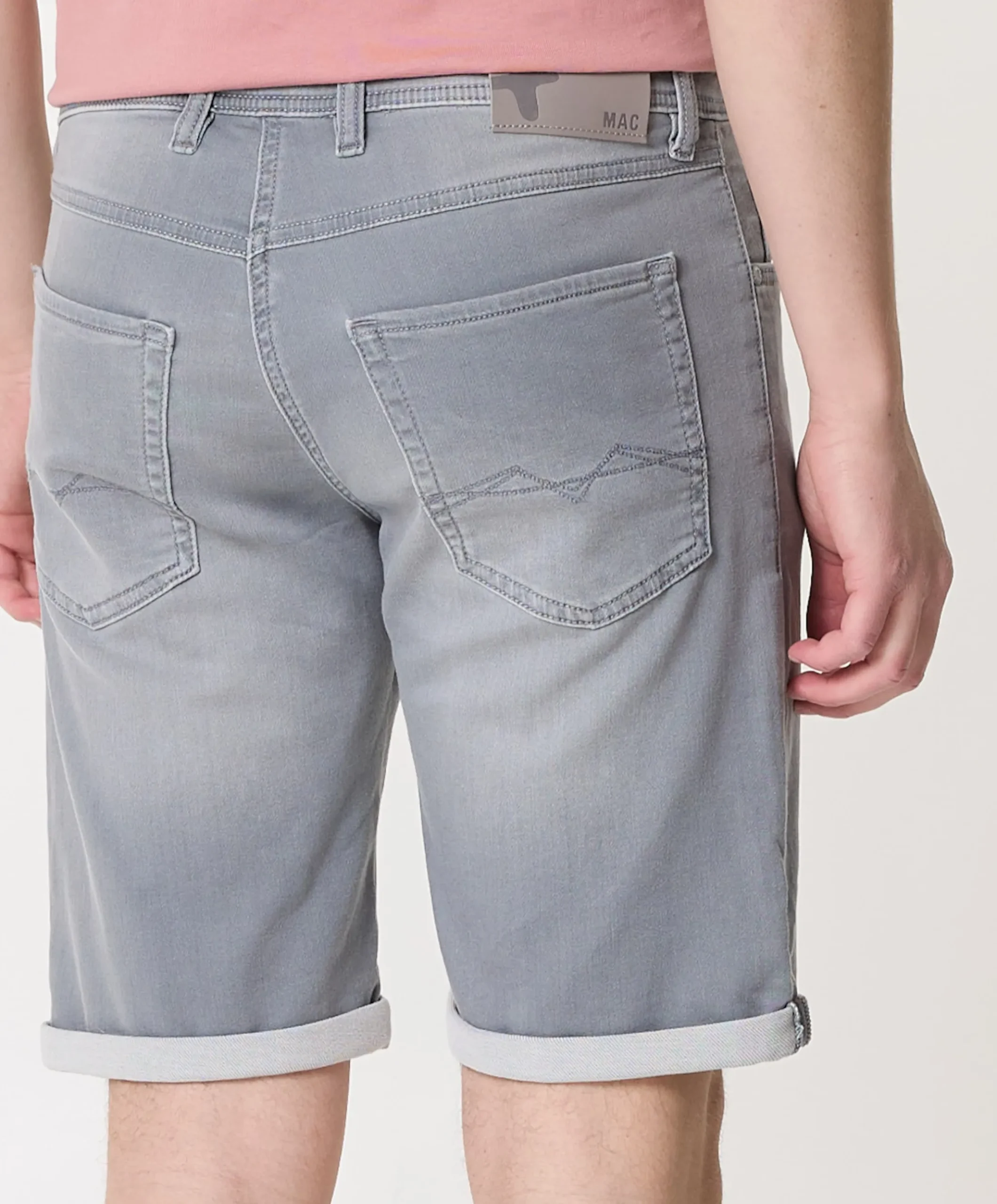 Jogn Bermuda heren korte broek grijs