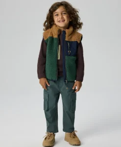 Jongens bodywarmer groen