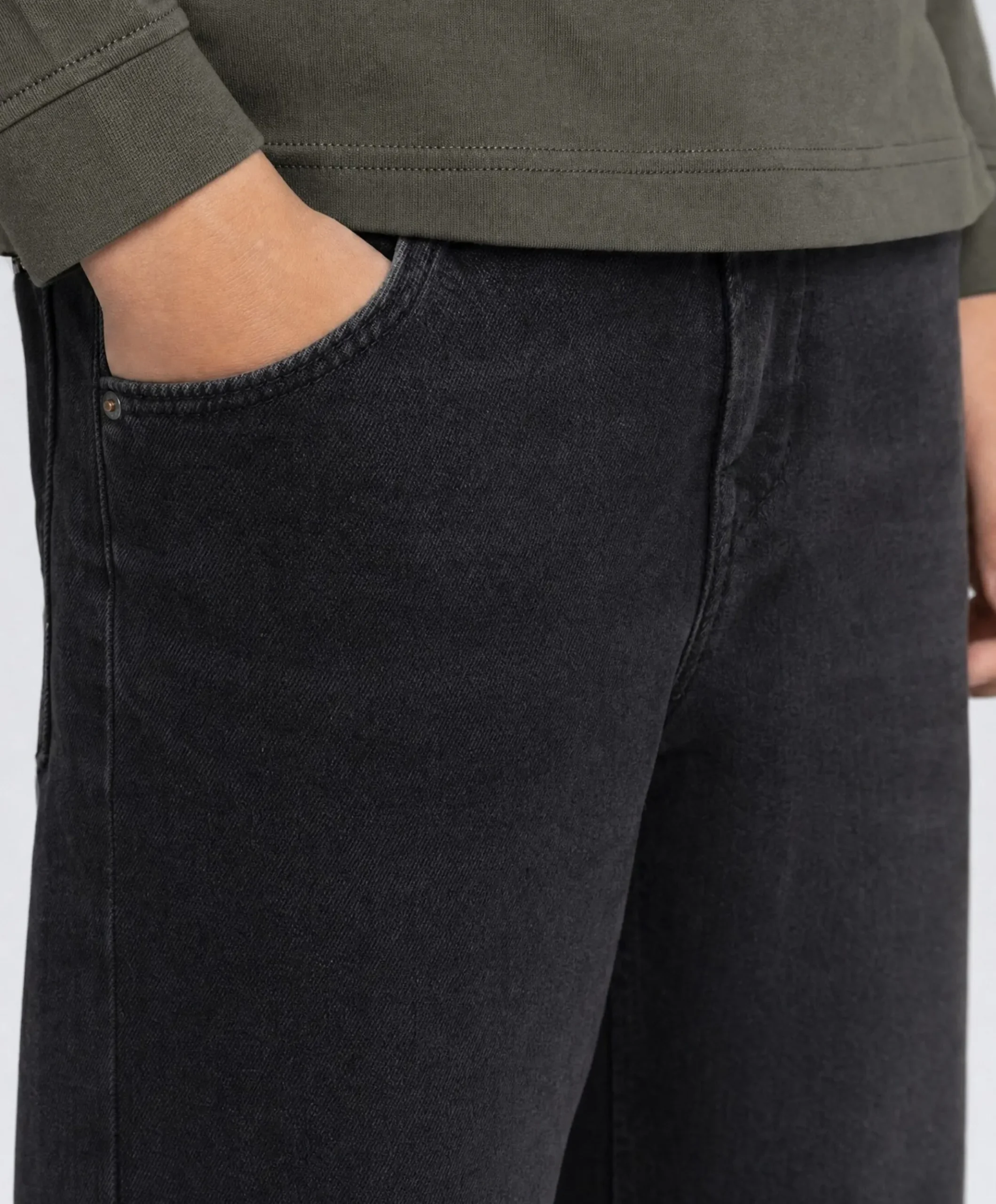 jongens broek zwart