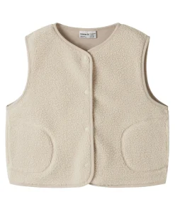 Jongens gilet beige