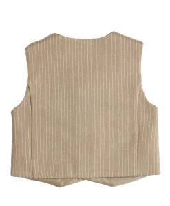 Jongens gilet ecru