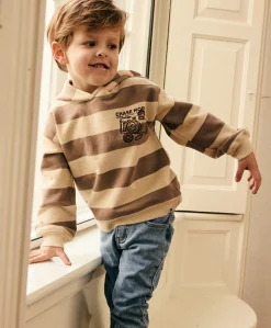 Jongens hoodie beige