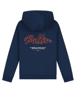 Jongens hoodie blauw