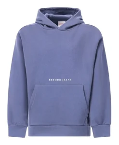 Jongens hoodie blauw