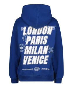 Jongens hoodie blauw