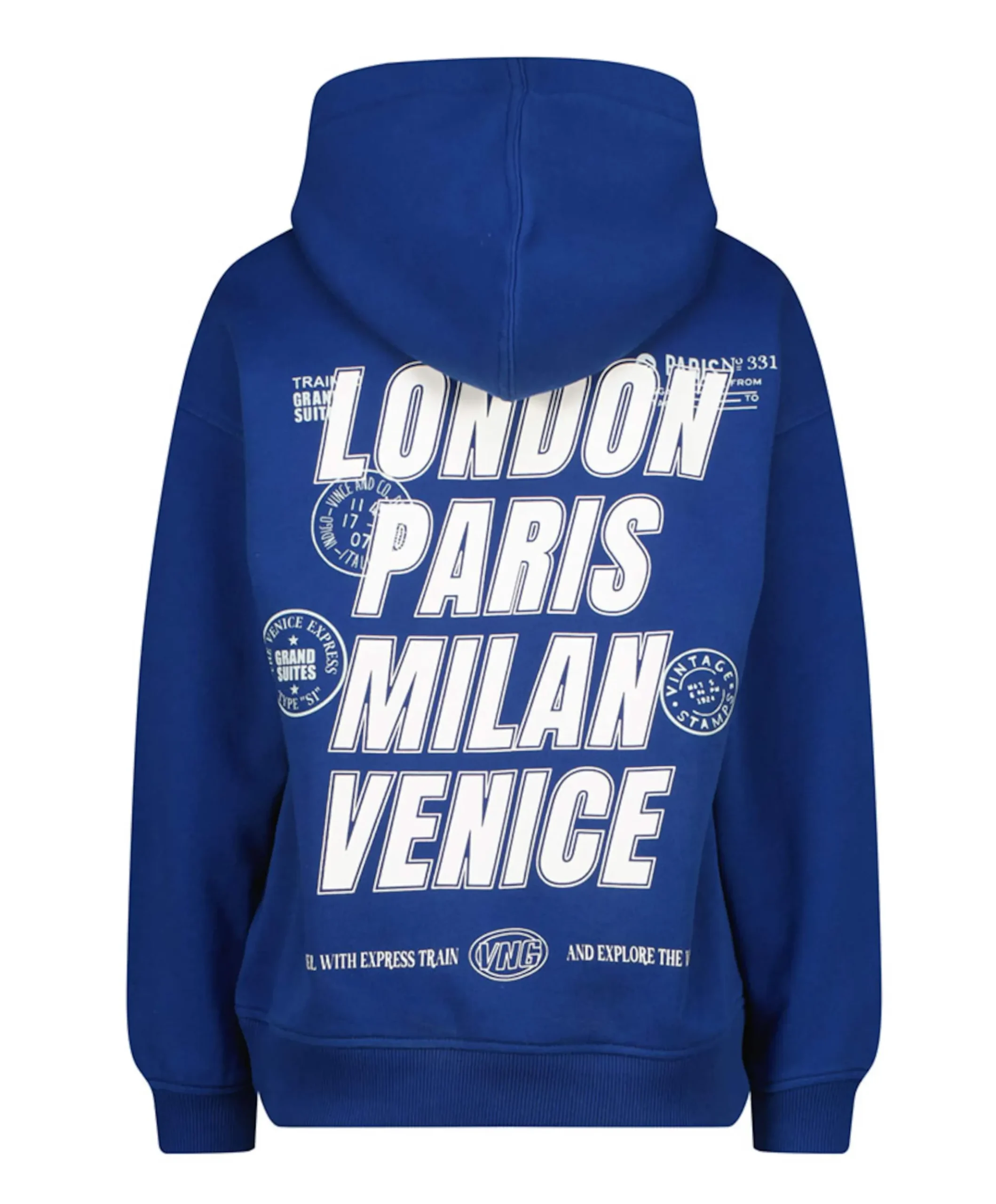 Jongens hoodie blauw