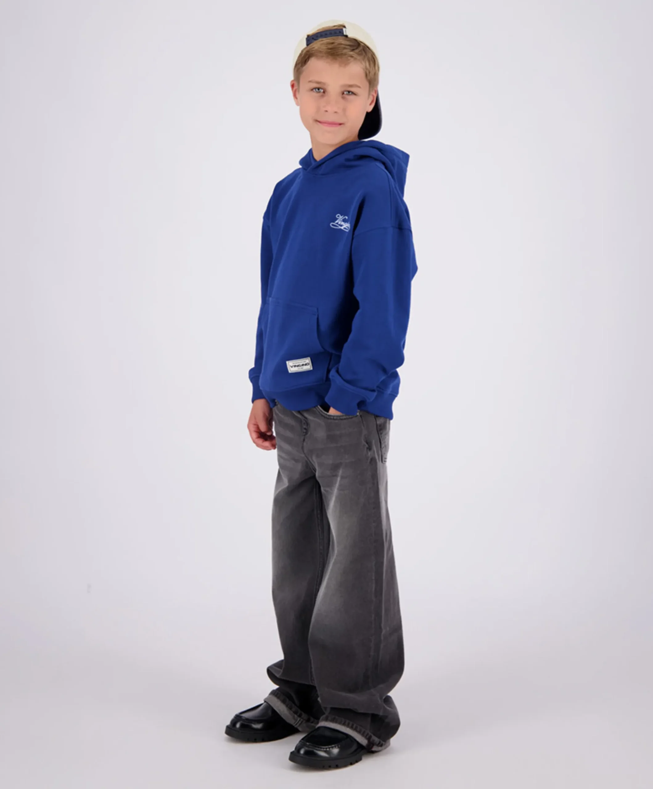 Jongens hoodie blauw