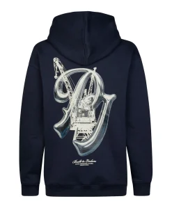 Jongens hoodie blauw