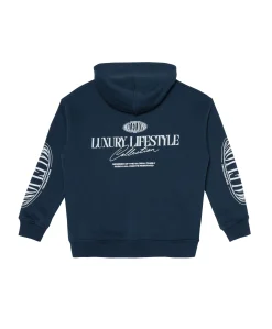 Jongens hoodie blauw