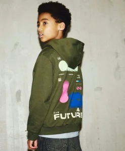 Jongens hoodie groen