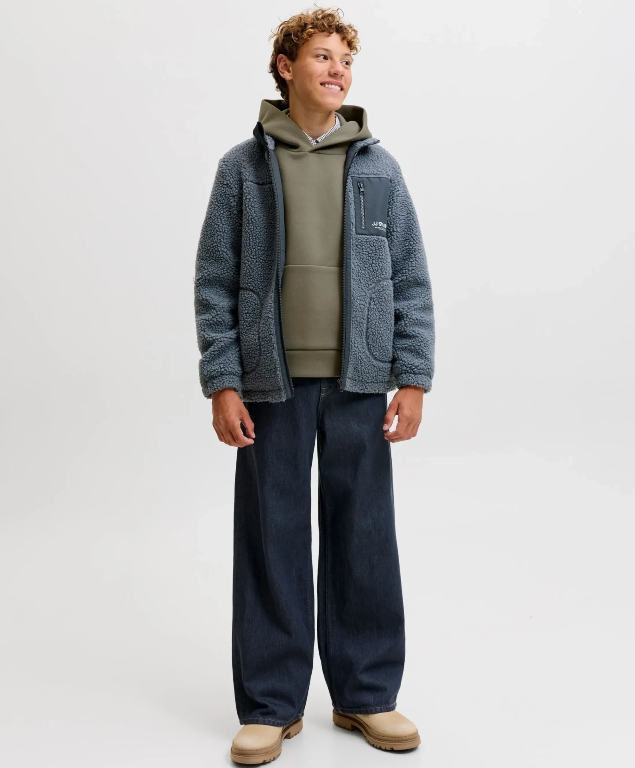 Jongens hoodie groen