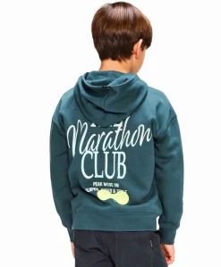 Jongens hoodie groen