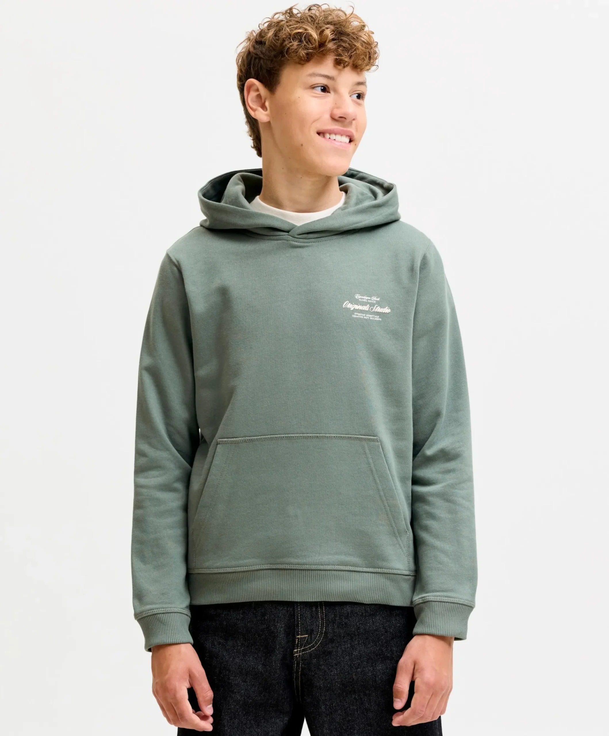 Jongens hoodie groen