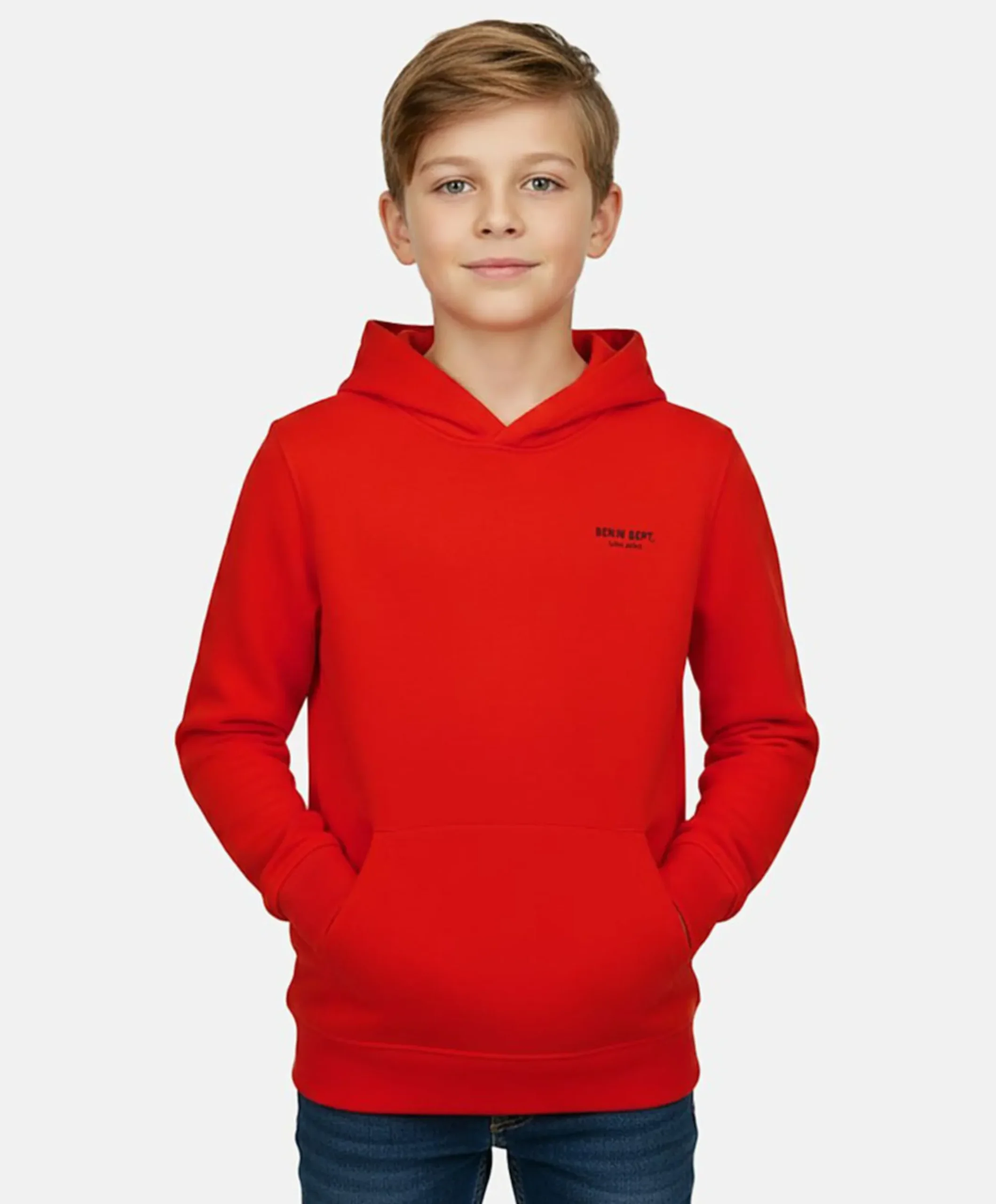 Jongens hoodie rood