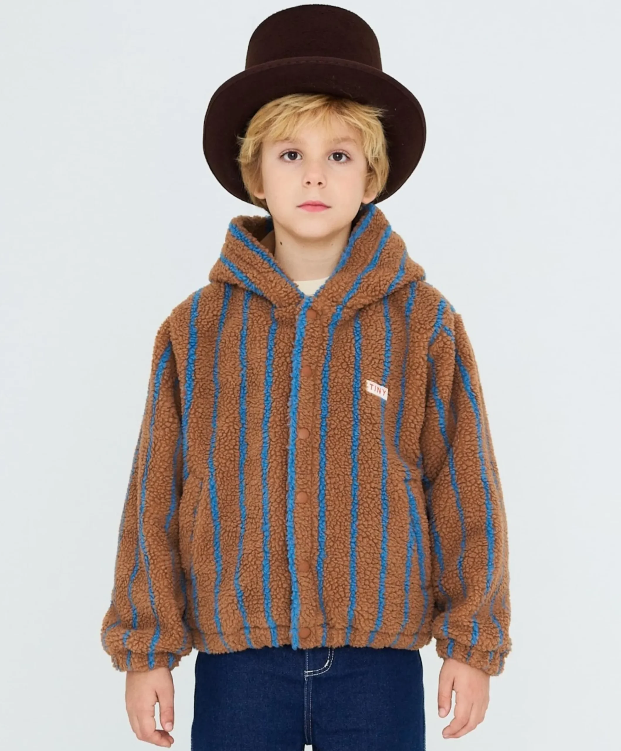 Jongens jas beige