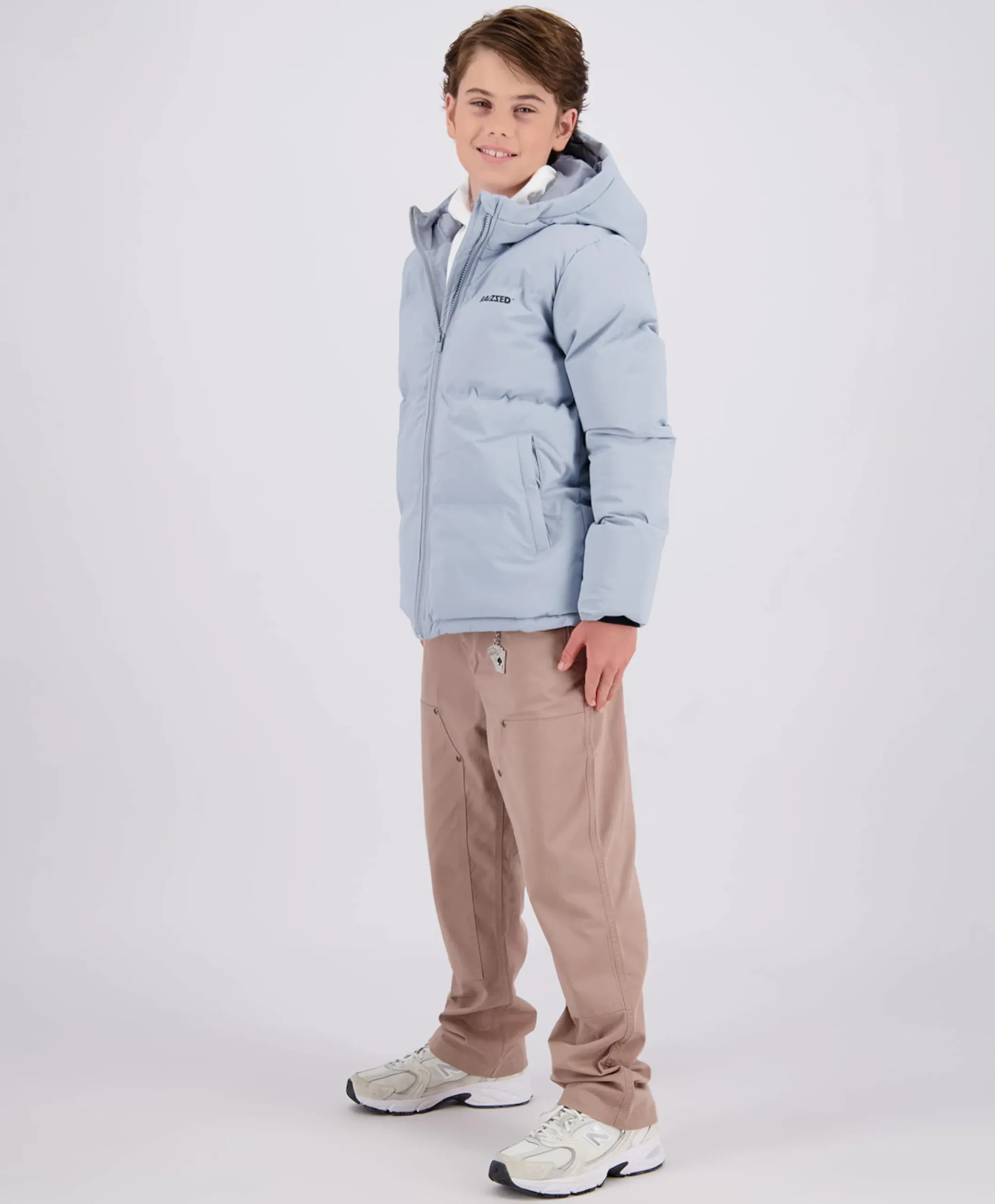 Jongens jas blauw
