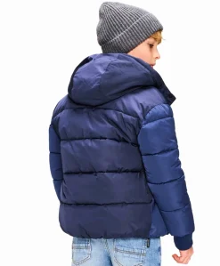 Jongens jas blauw