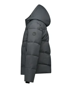 Jongens jas grijs