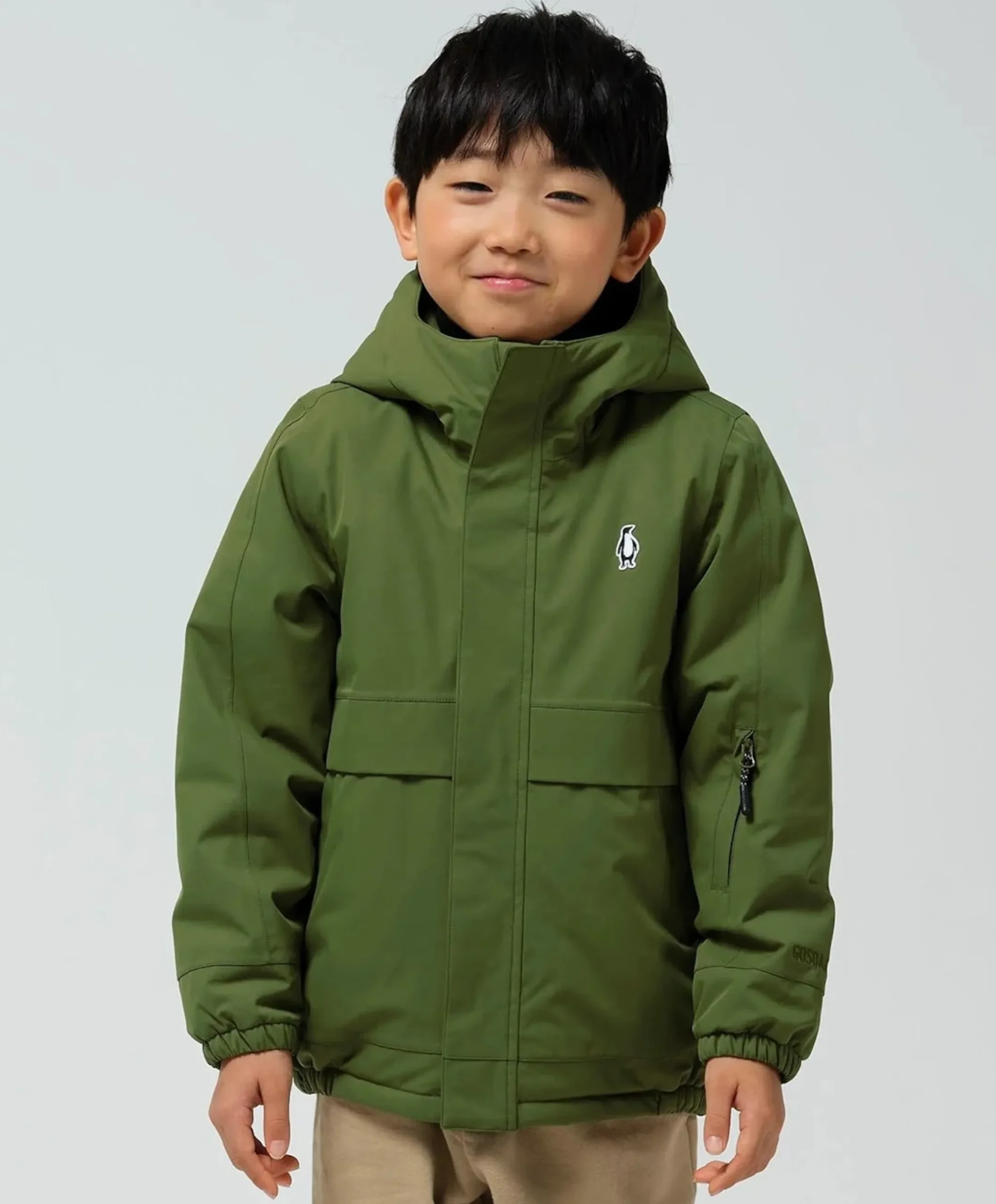 Jongens jas groen