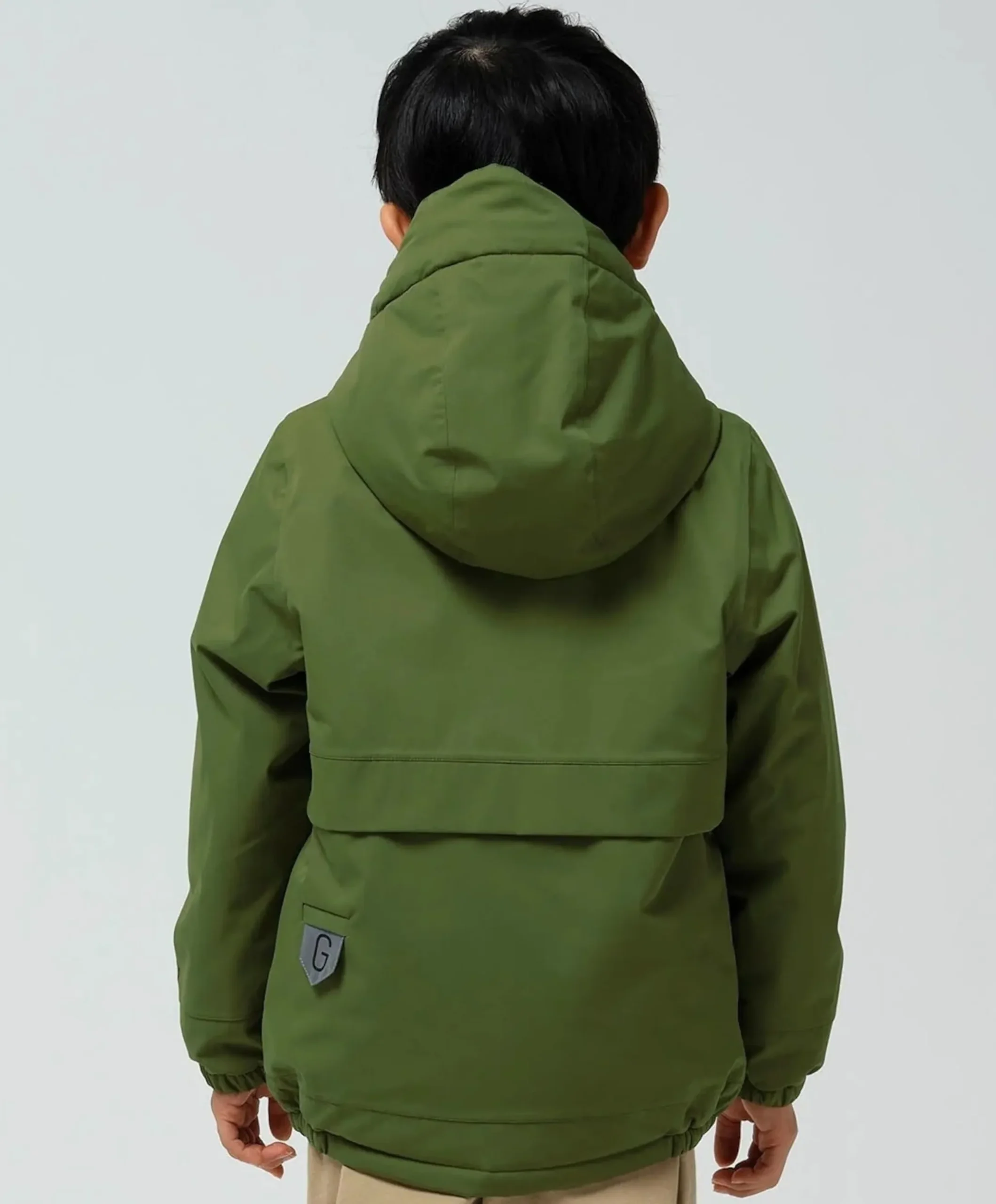 Jongens jas groen